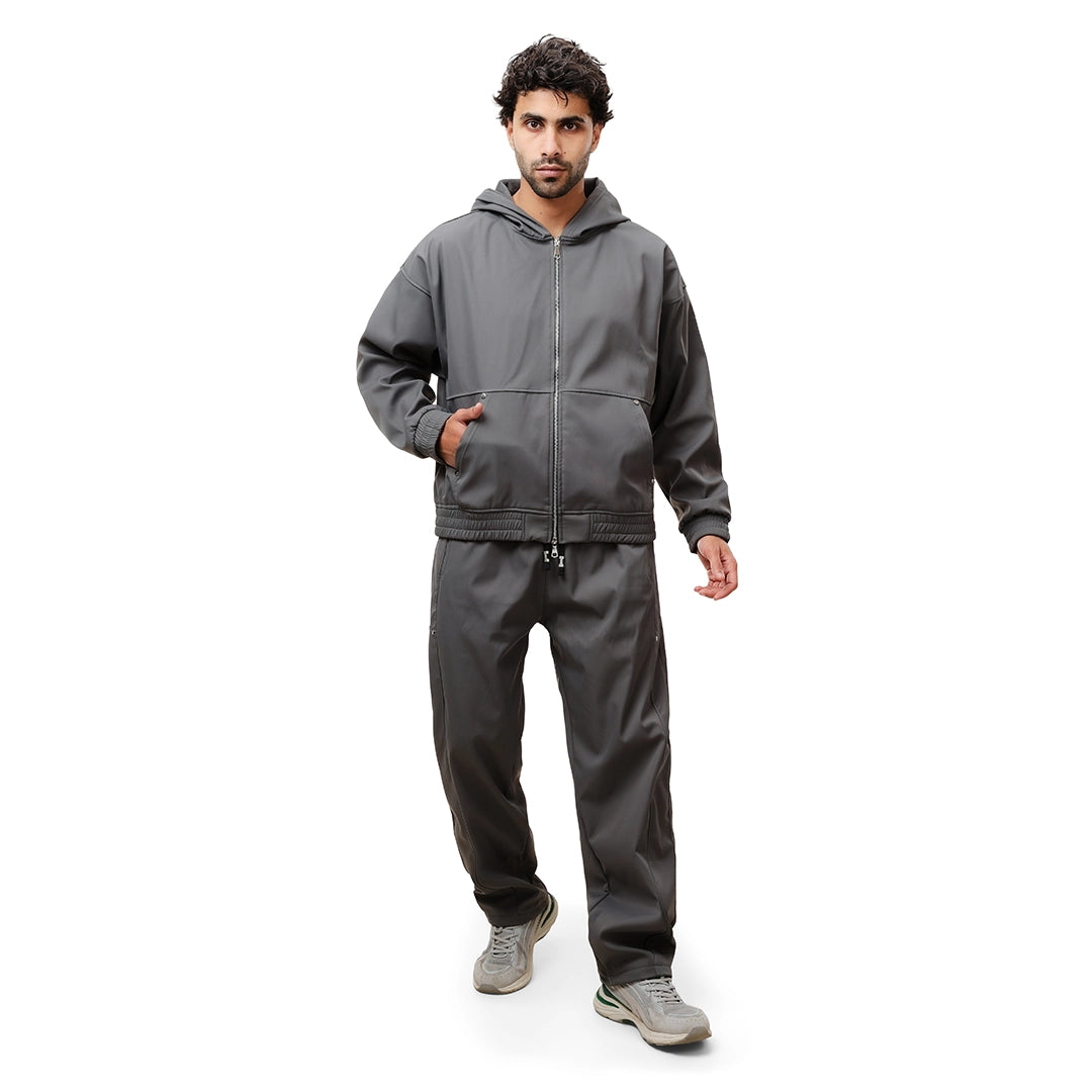 Suit Duble Zipper Over Size Soft