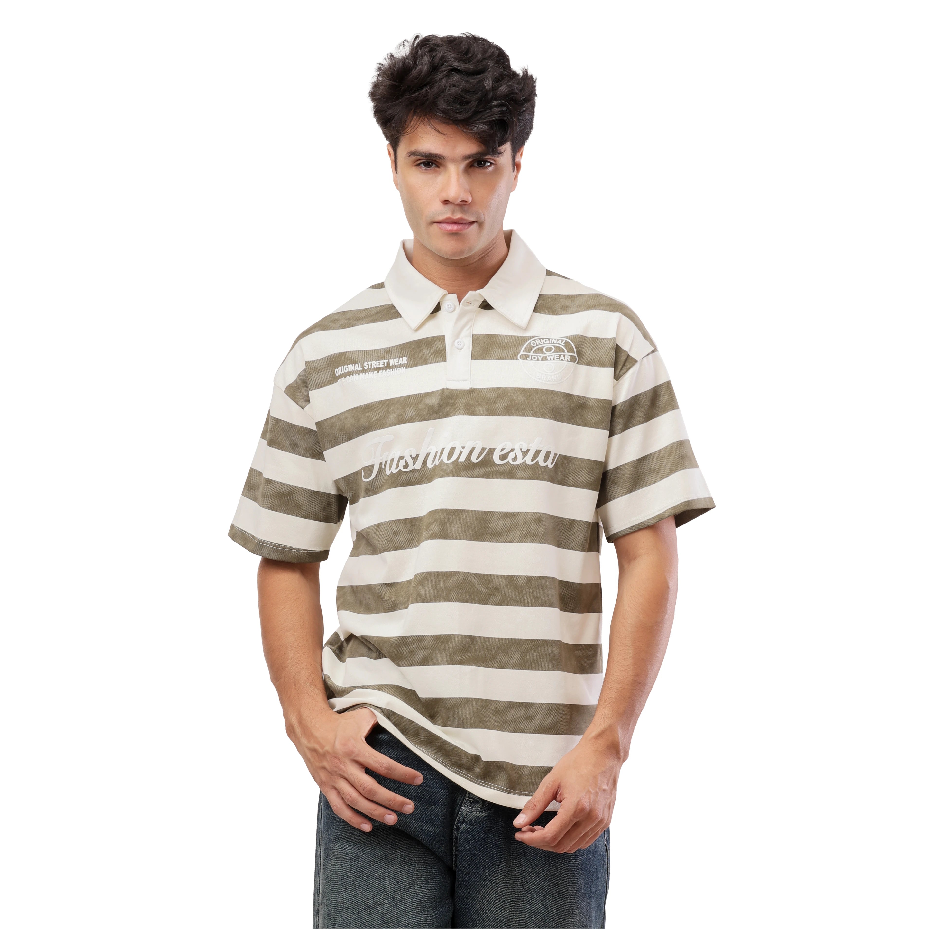 Striped polo T -Shirt 442