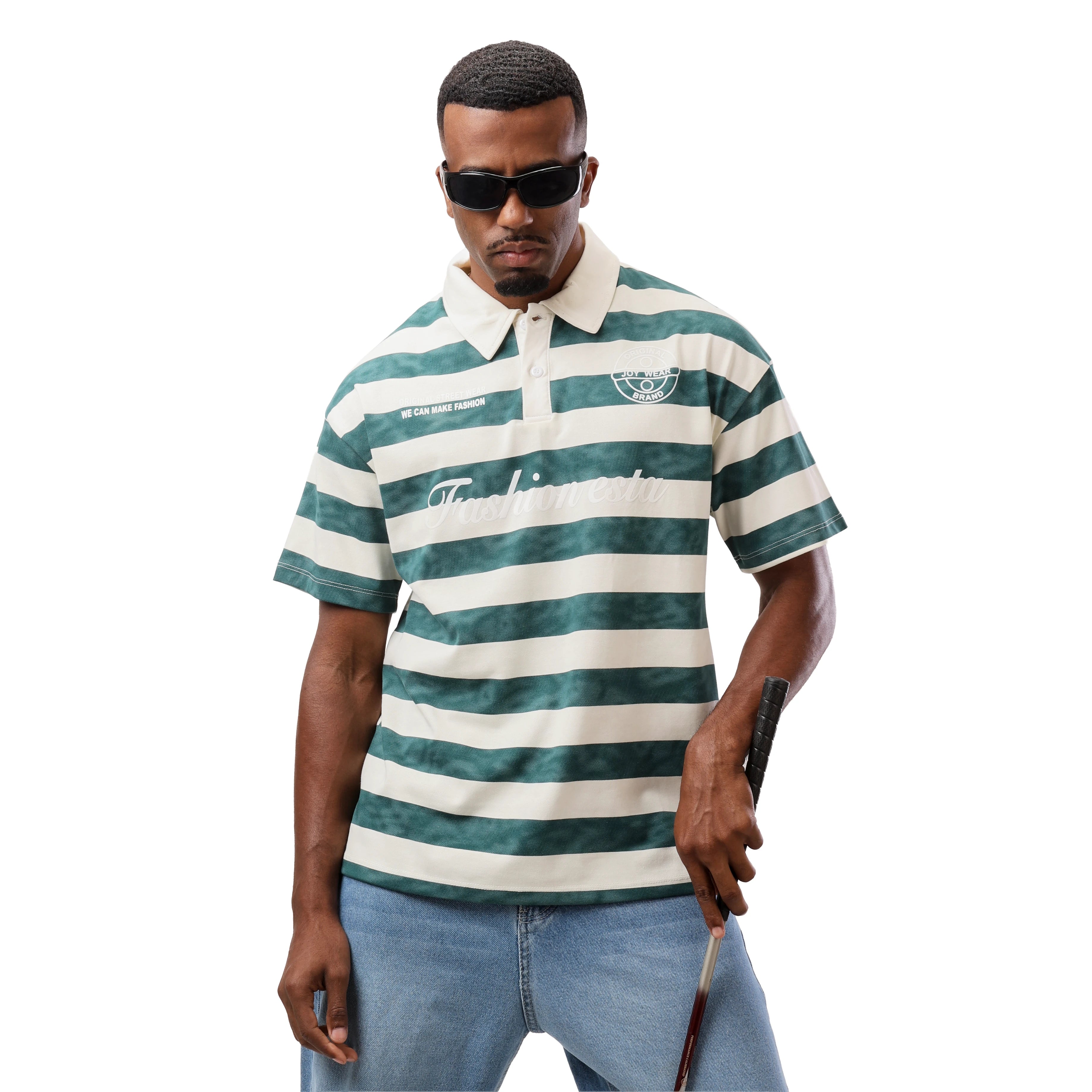 Striped polo T -Shirt 442